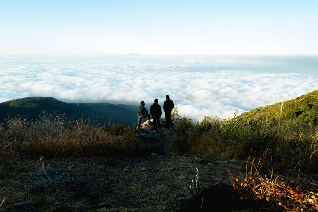 HAOS team overlooking the clouds
