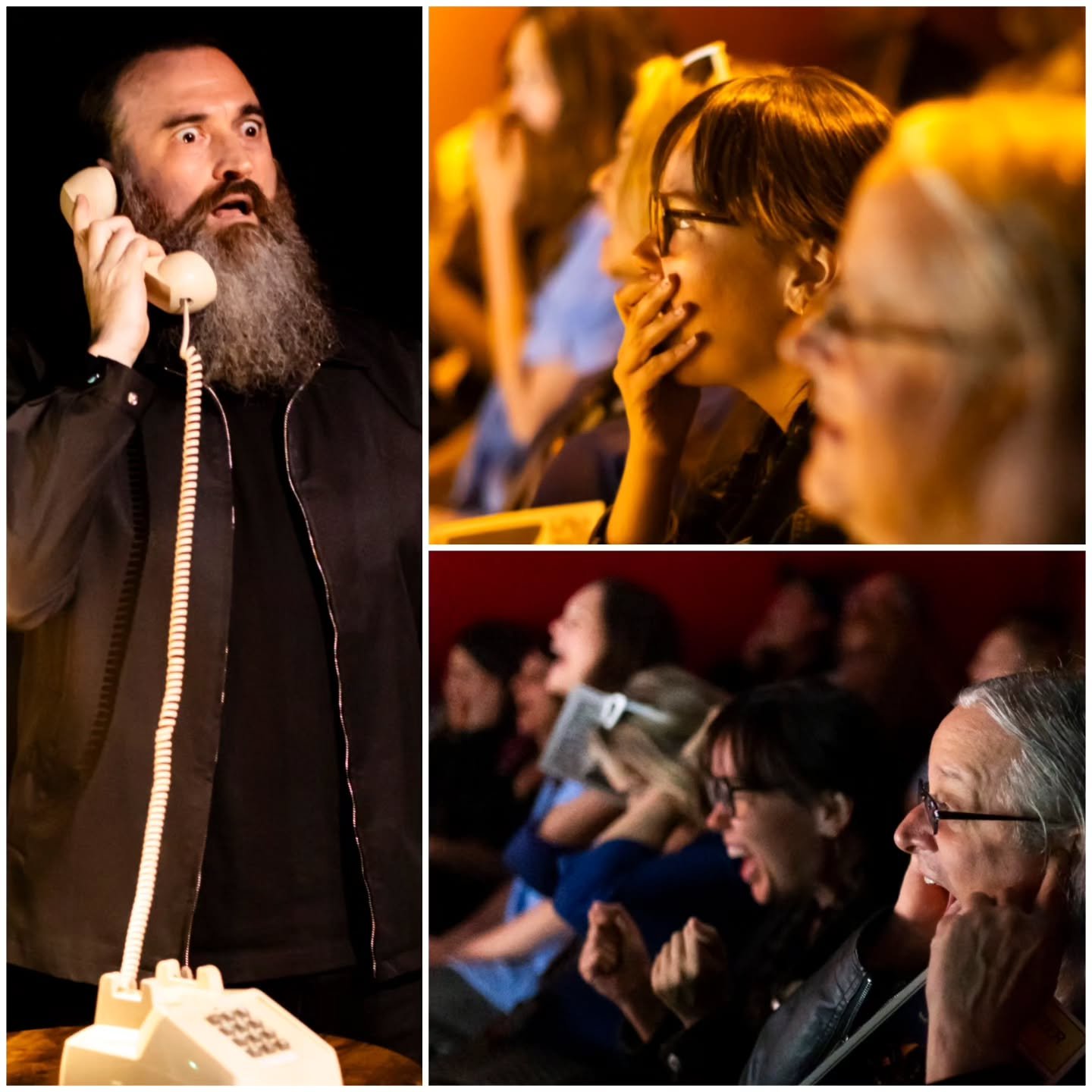 SAT (Tomorrow) 7pm experience Something Spooky, the award-winning paranormal comedy show thats gonna give you goosebumps! 🎃We're so close to selling out👀Dynasty Typewriter🙏🏻Grab your tickets while you can️🎟️👻And yes those are actual crowd react