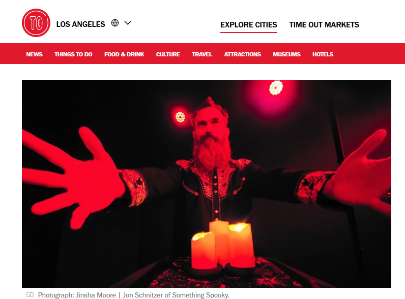 Jon Schnitzer in Something Spooky in Time Out LA