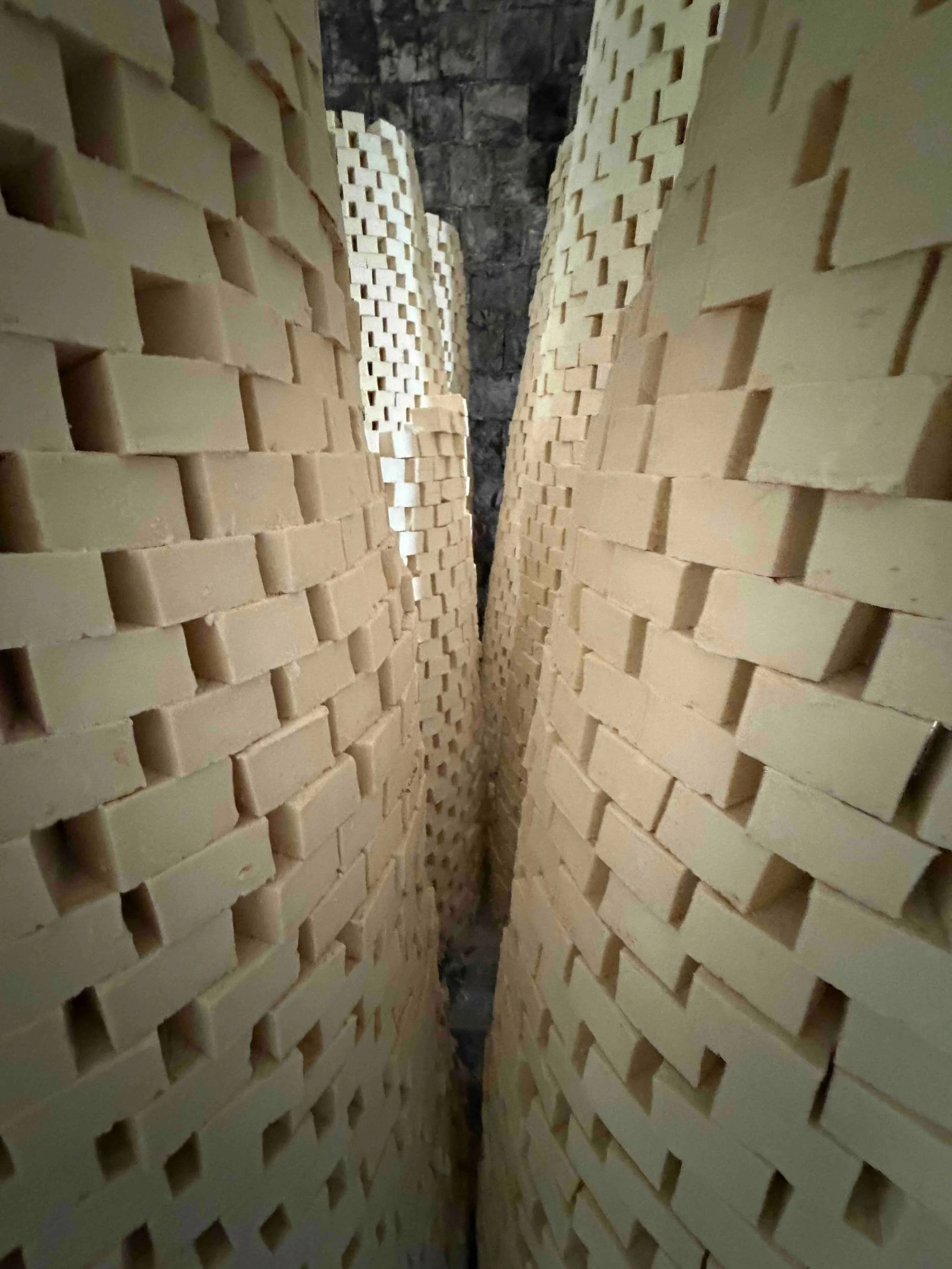 Tananir soap towers in Al-Shakaa Al-Jamal Nabulsi Olive oil soap factory