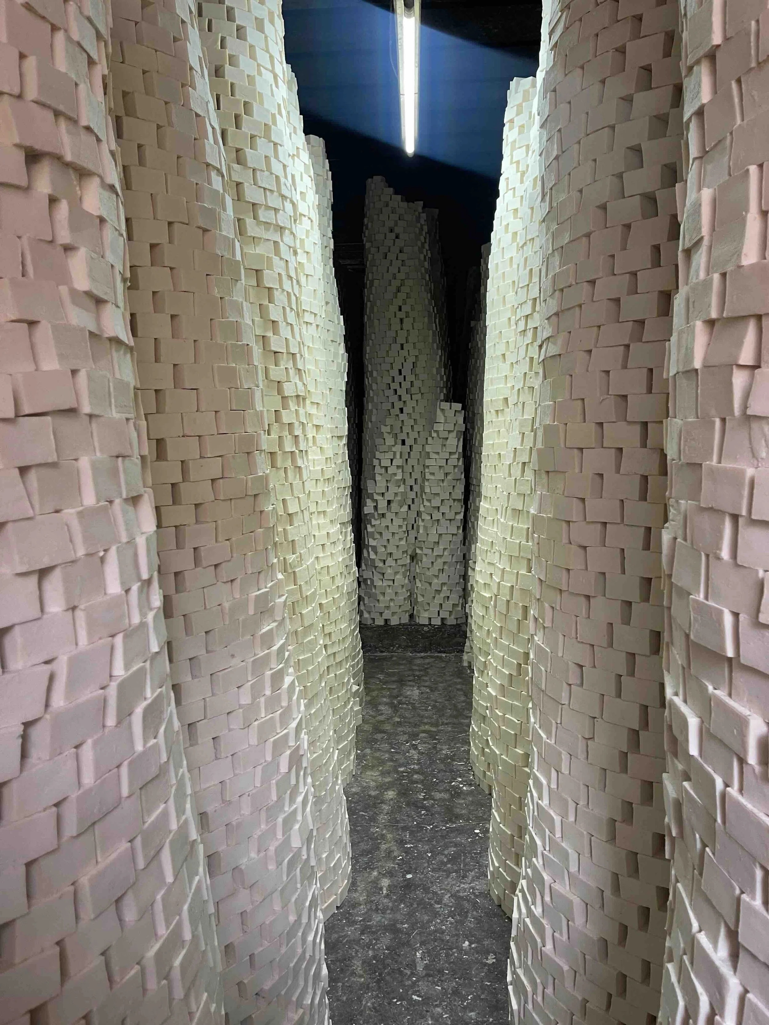 Tananir towers of al-jamal soap, curating, to less than 15% water content, so there is more soap per gram.