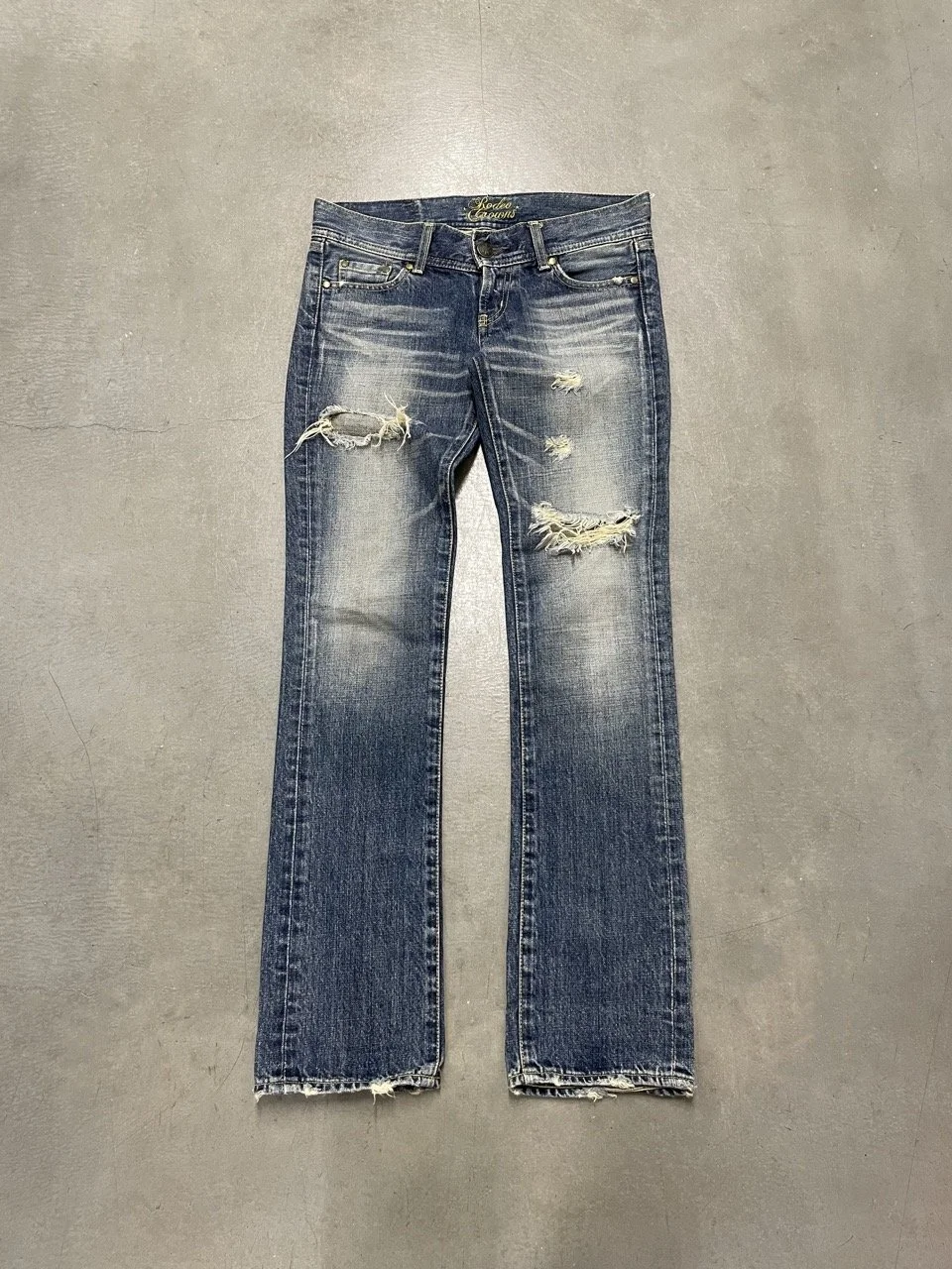 Rodeo Crowns Distressed Denim