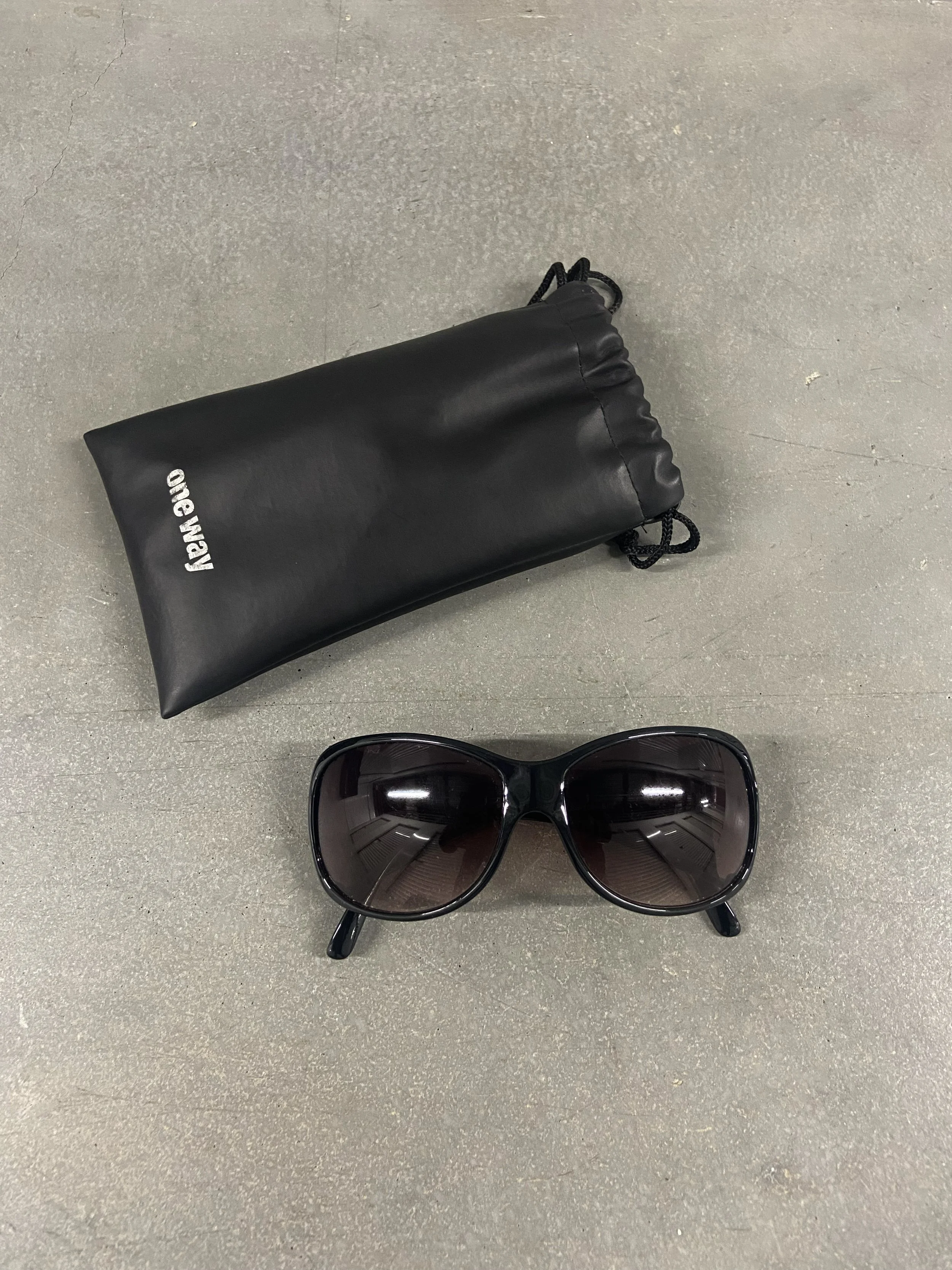 One Way Black Rider Sunglasses