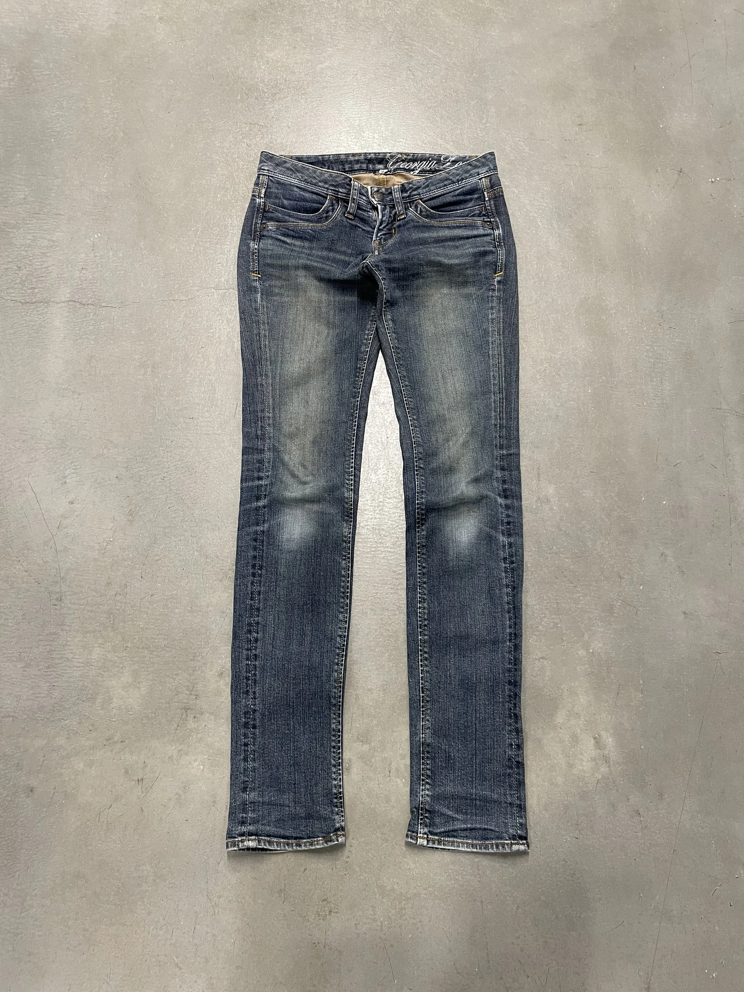 GEORGIA LOVE SKINNY LOW RISE DENIM