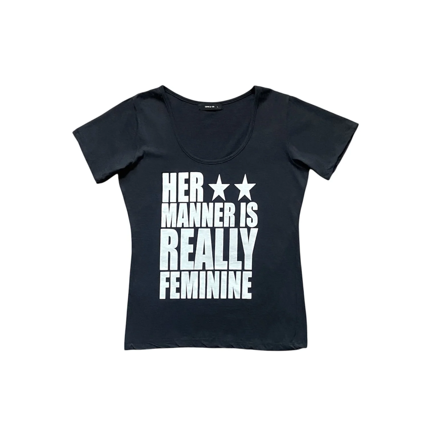 "Her Manner Is Really Feminine" tee