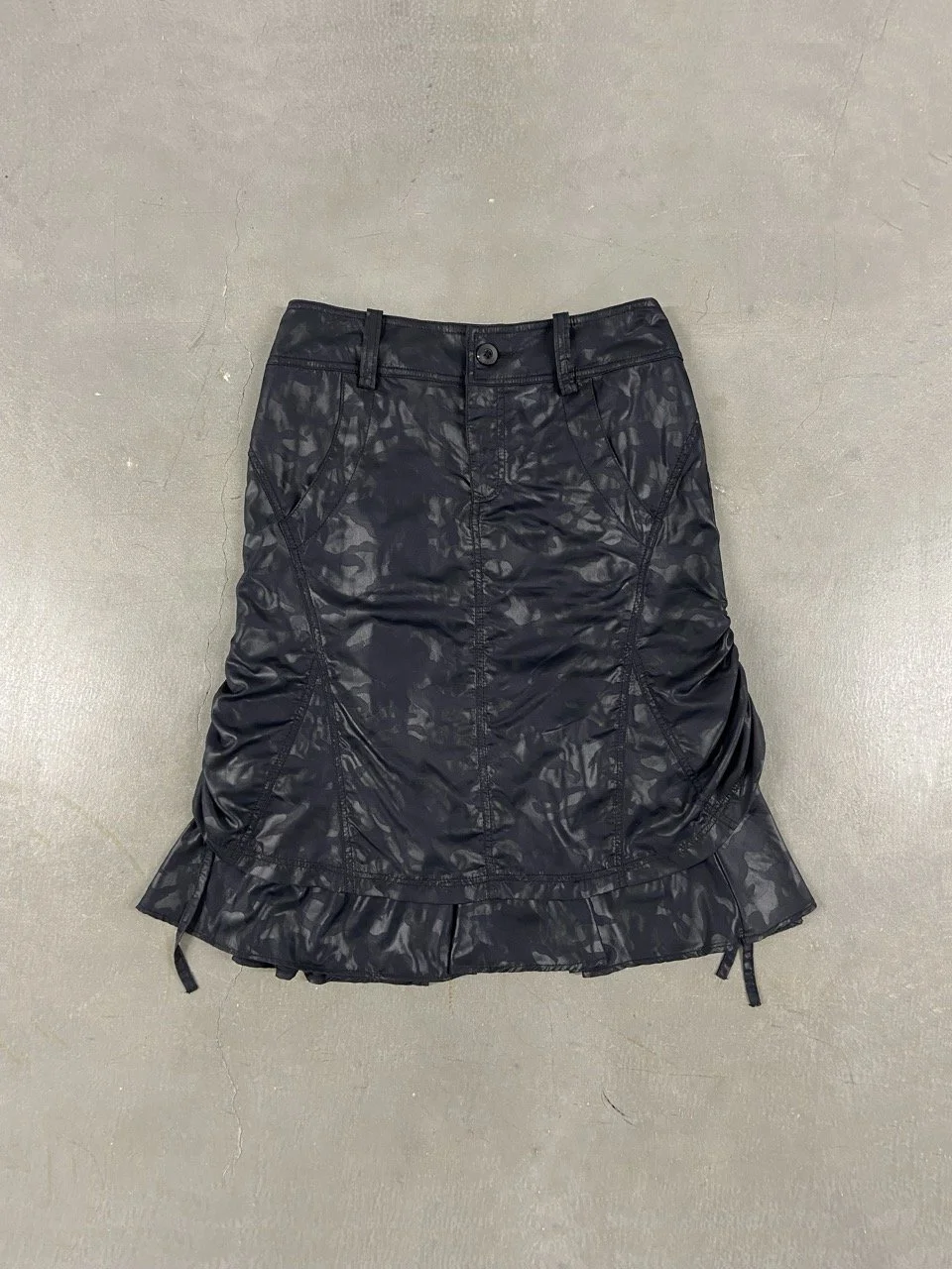 AVANT LE TEMPS CAMO PARACHUTE SKIRT