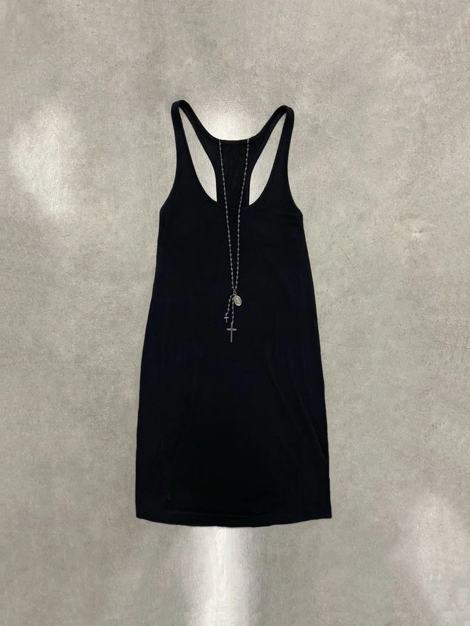 Royal Party Black Tank Top