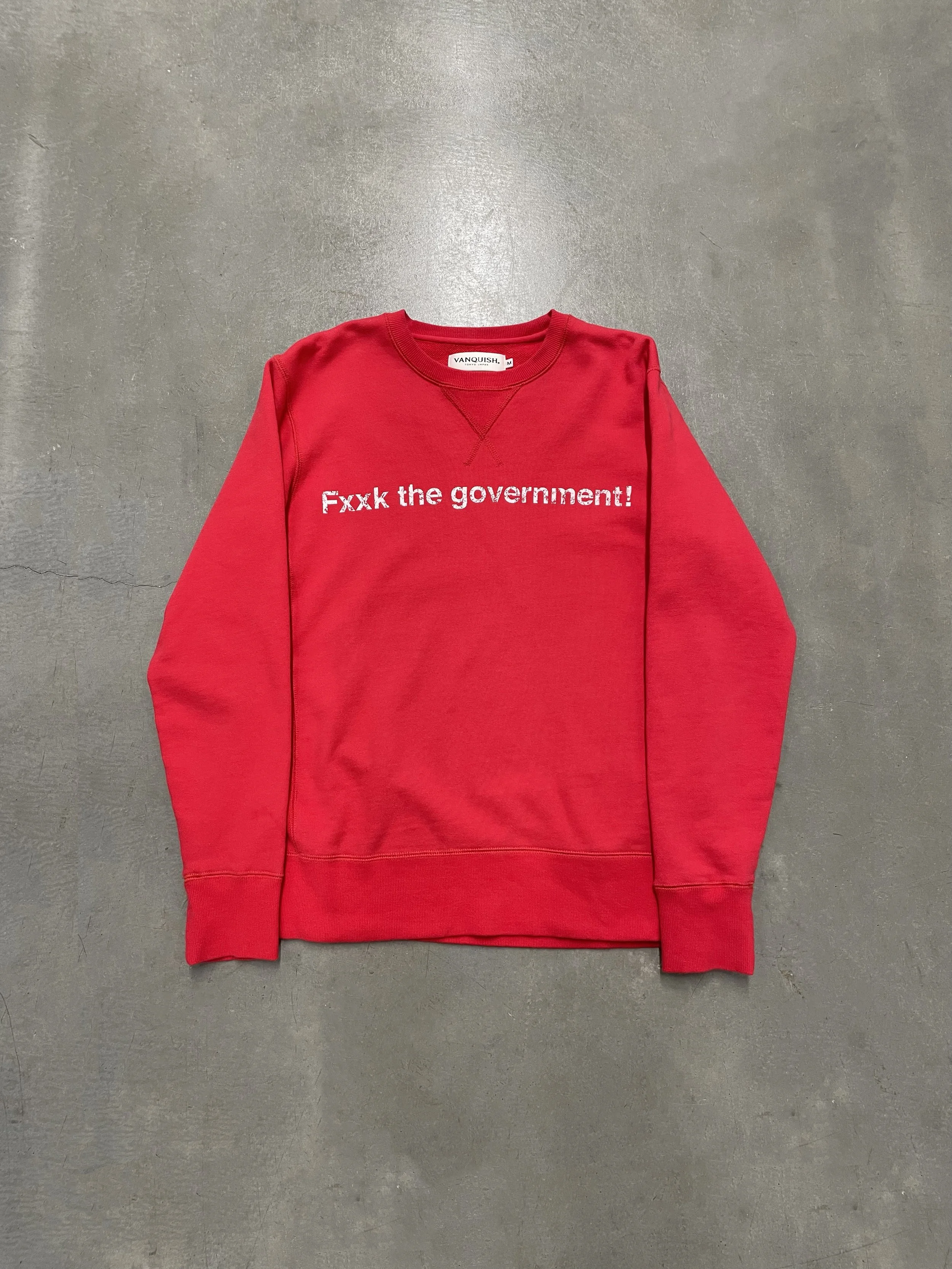 VANQUISH "F*ck the Government!" Crewneck