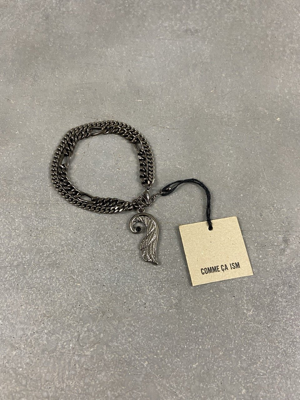 COMME CA ISM 2- Row Baroque Charm Bracelet