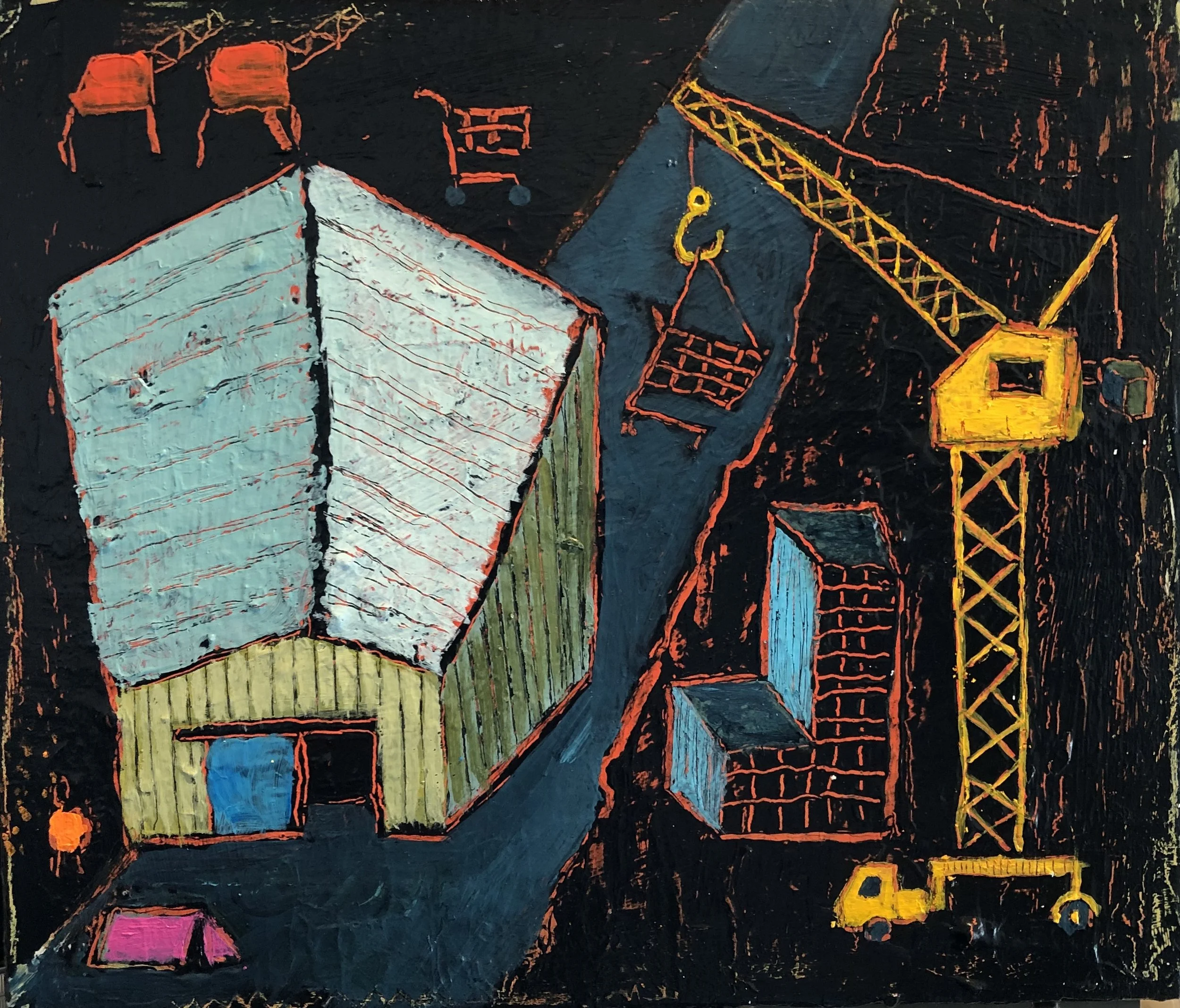 Provisions unmade, 10" x 12" (sold)