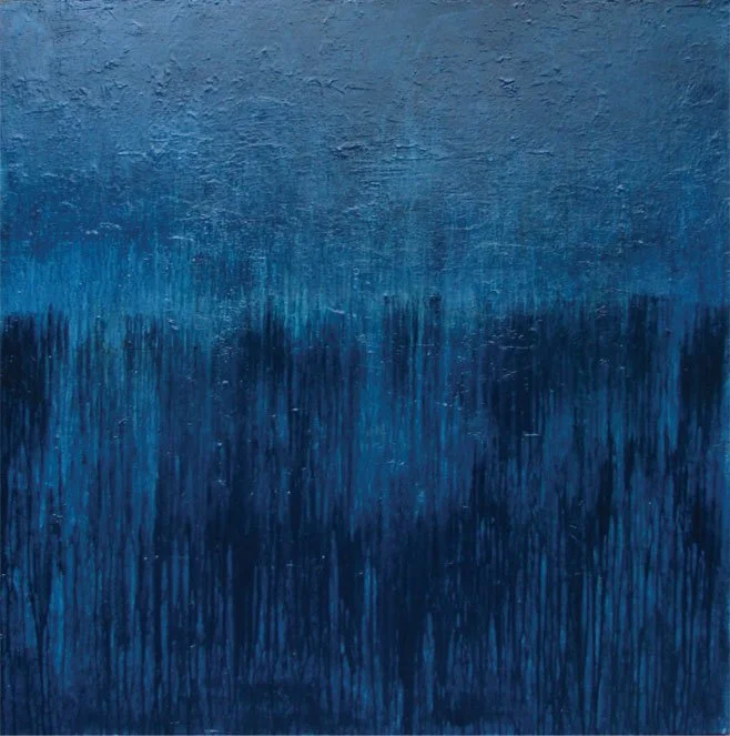 Lake's edge, 48" x 48"