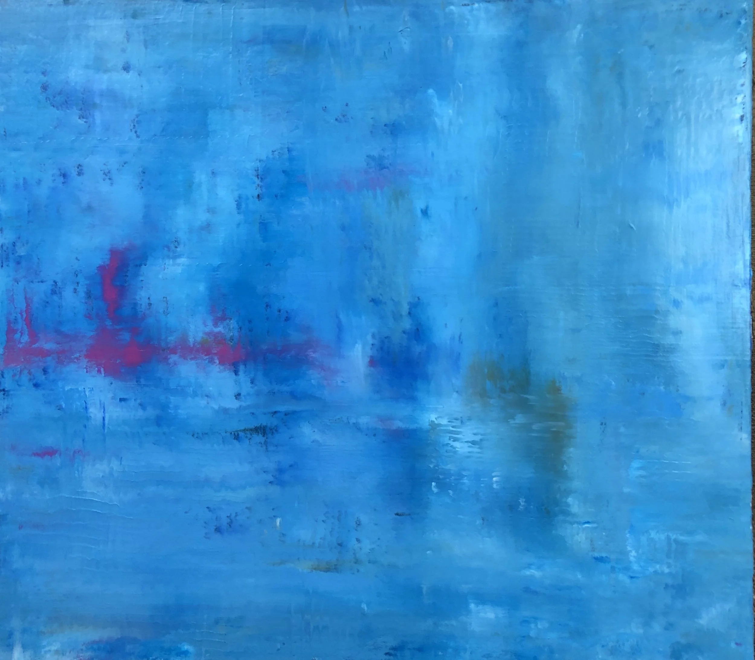 Poolside, 32" x 36"