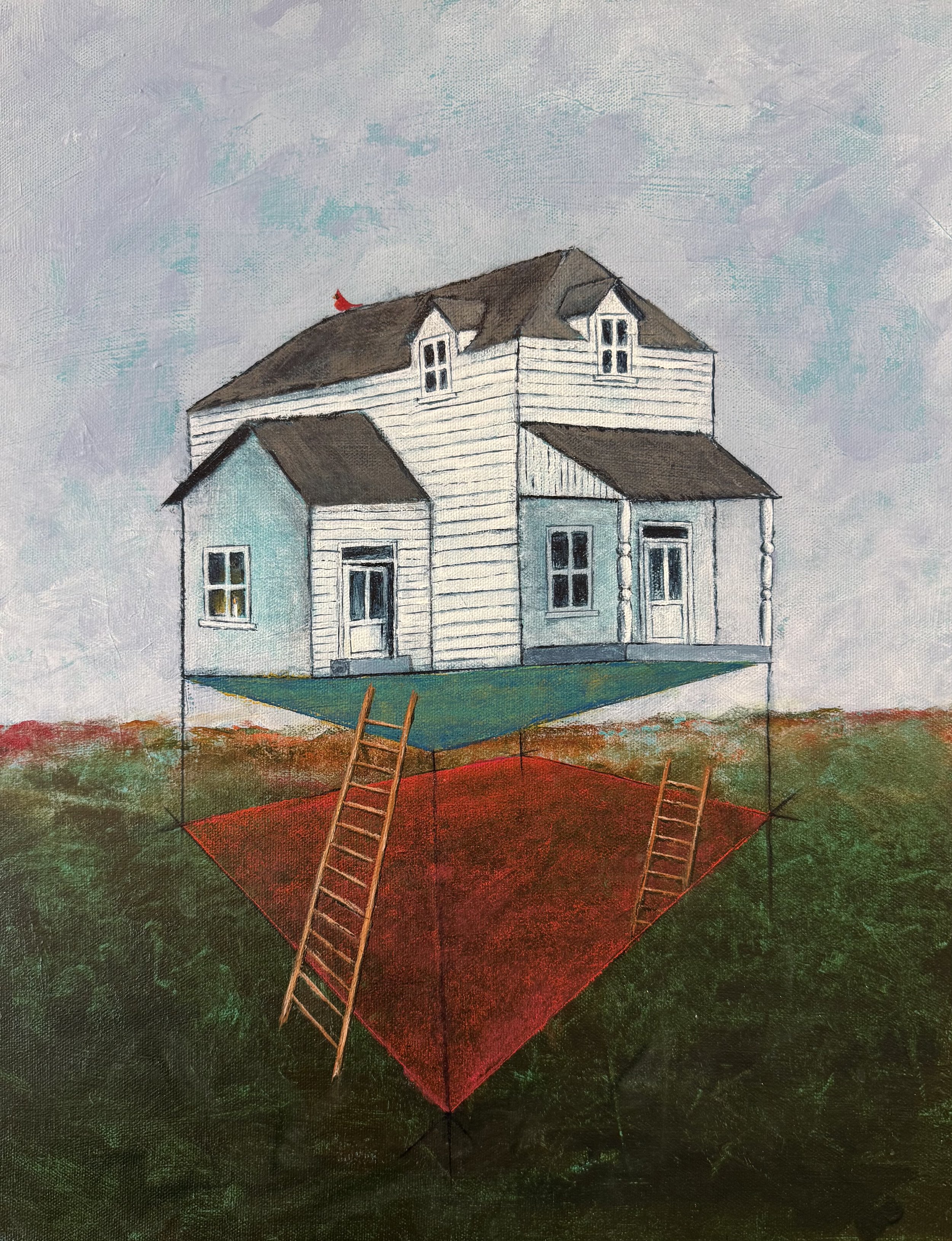 Preacher's Ladder, 14" x 17"