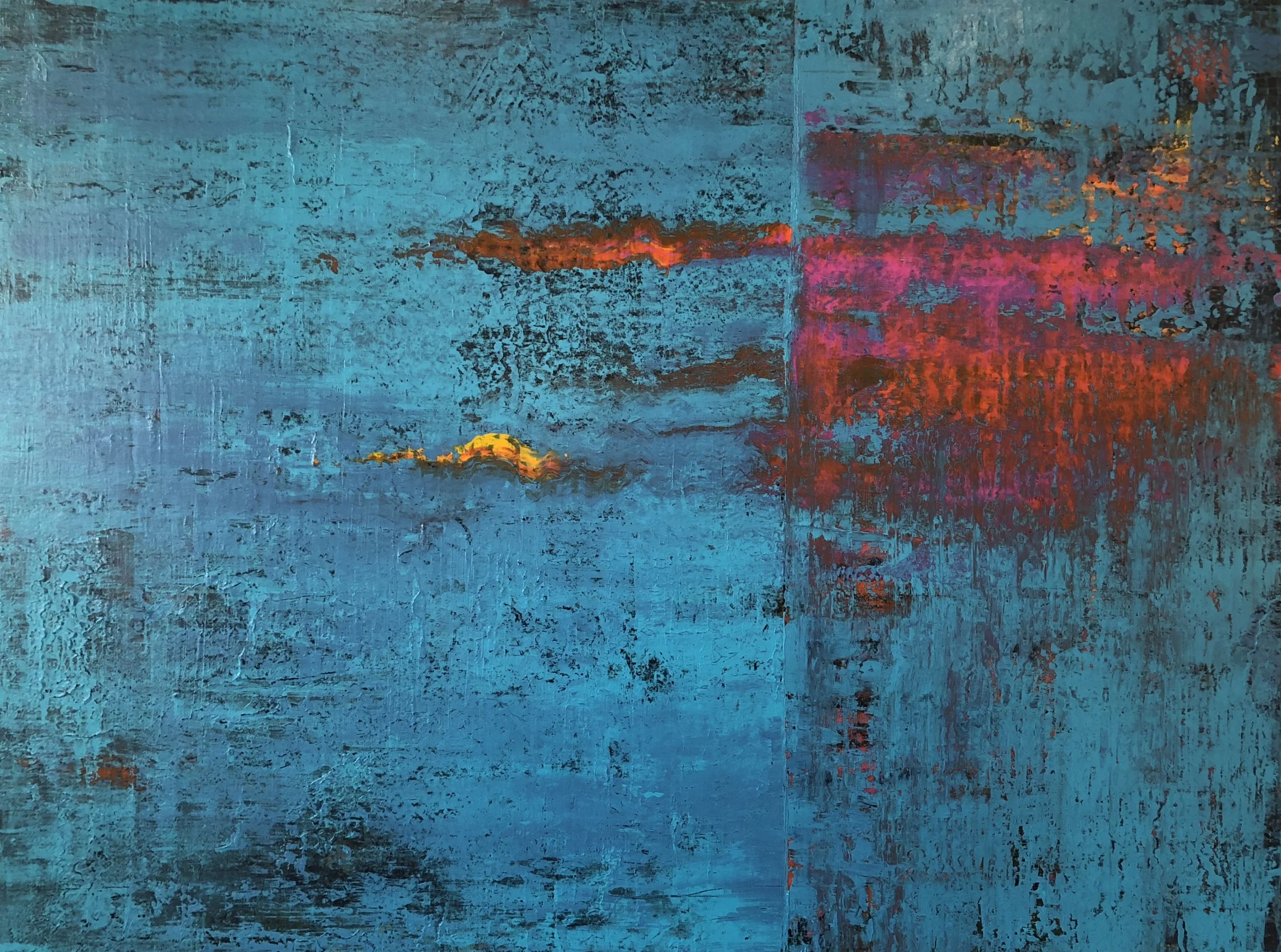 Evening on Elliot Bay, 36" x 48"