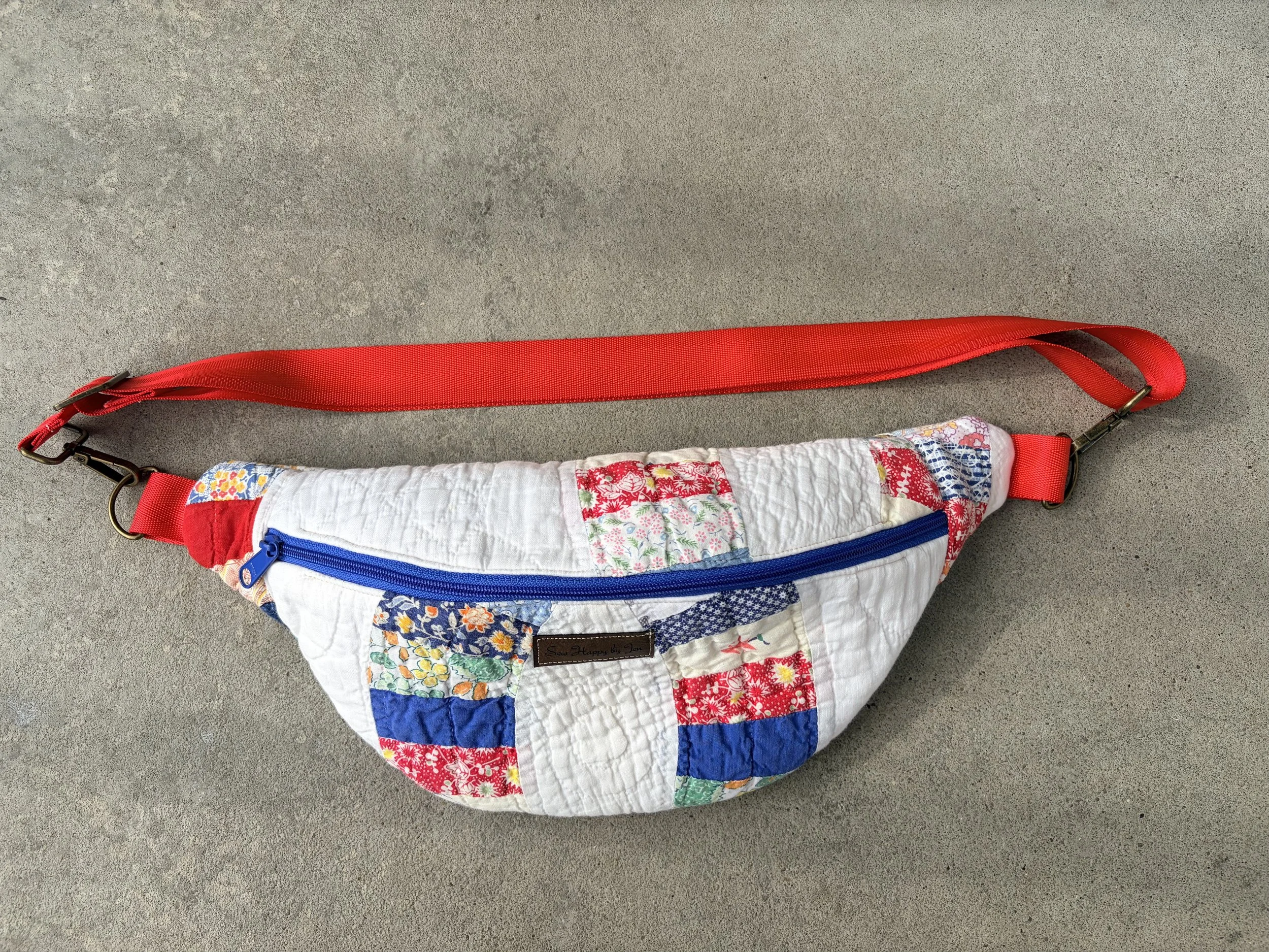 Vintage Double Wedding Ring Crossbody