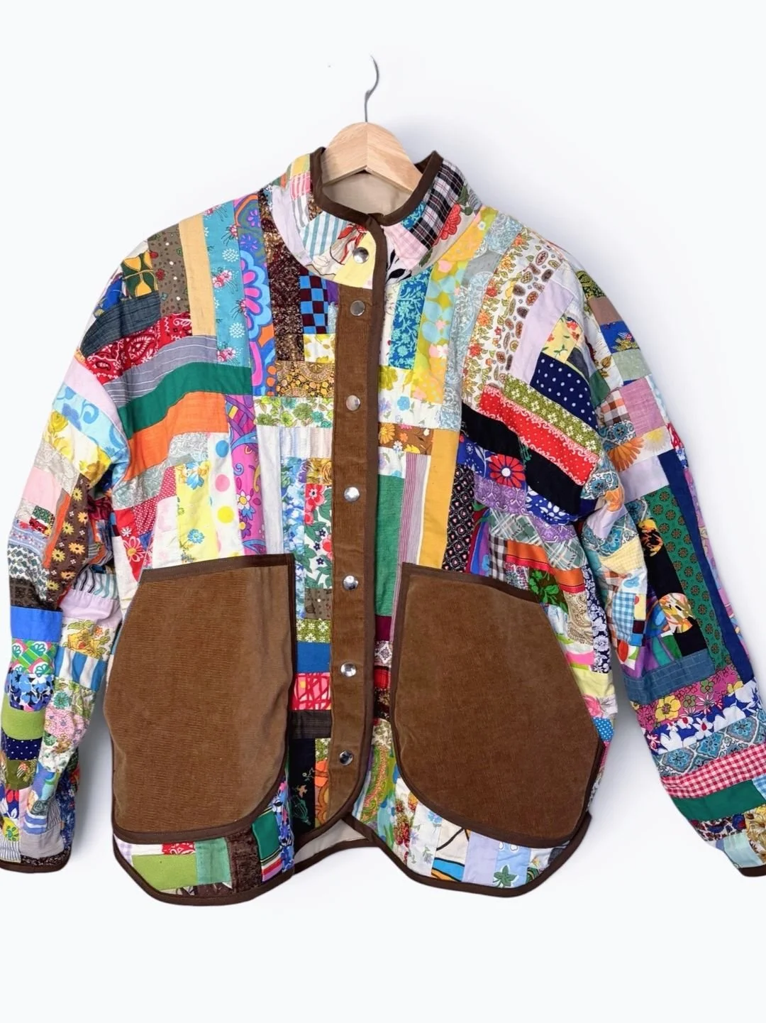 The Story Scrap Quilt Jacket | Corduroy Edition - Medium