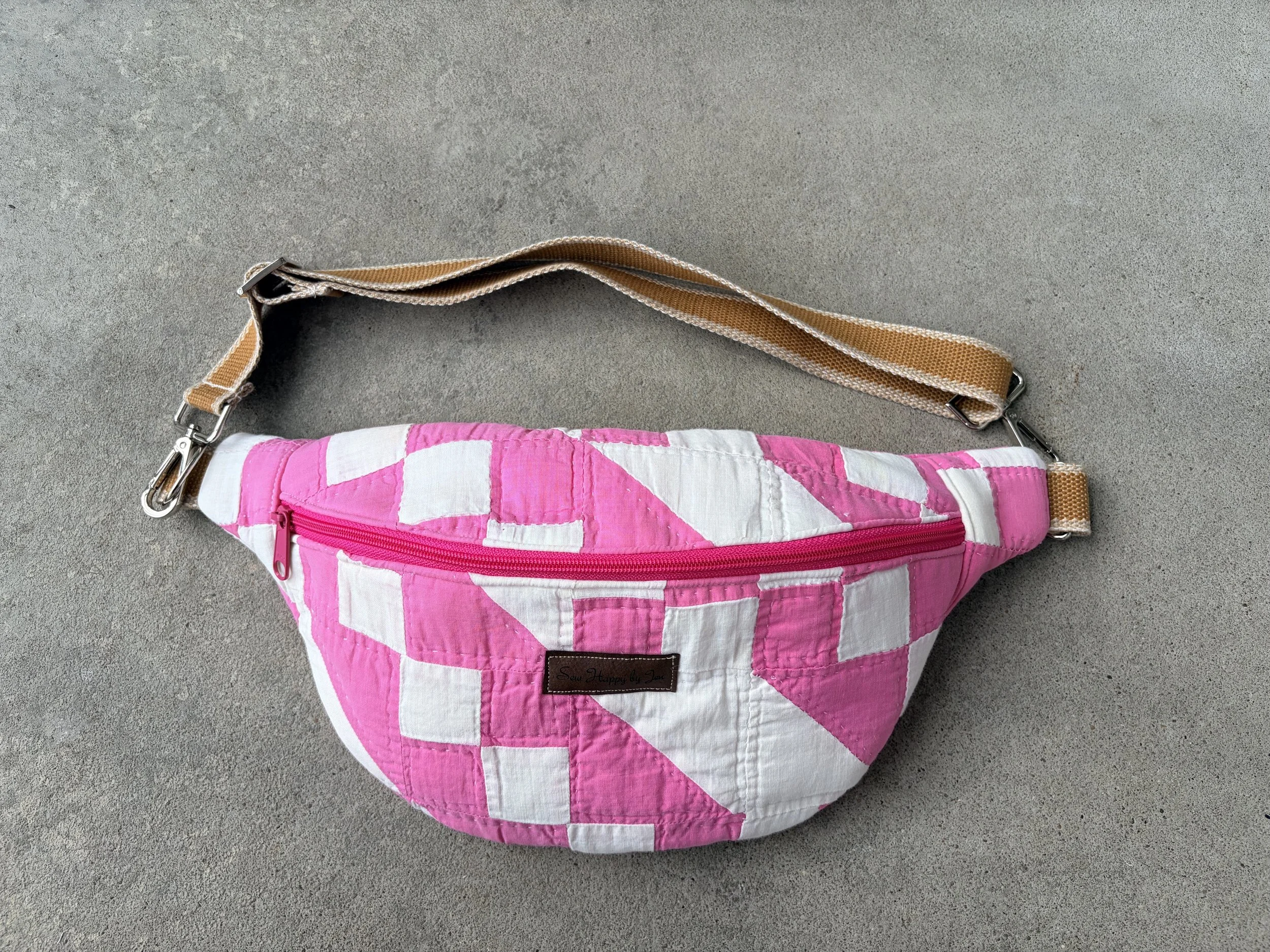 Pink Jacob's Ladder Crossbody