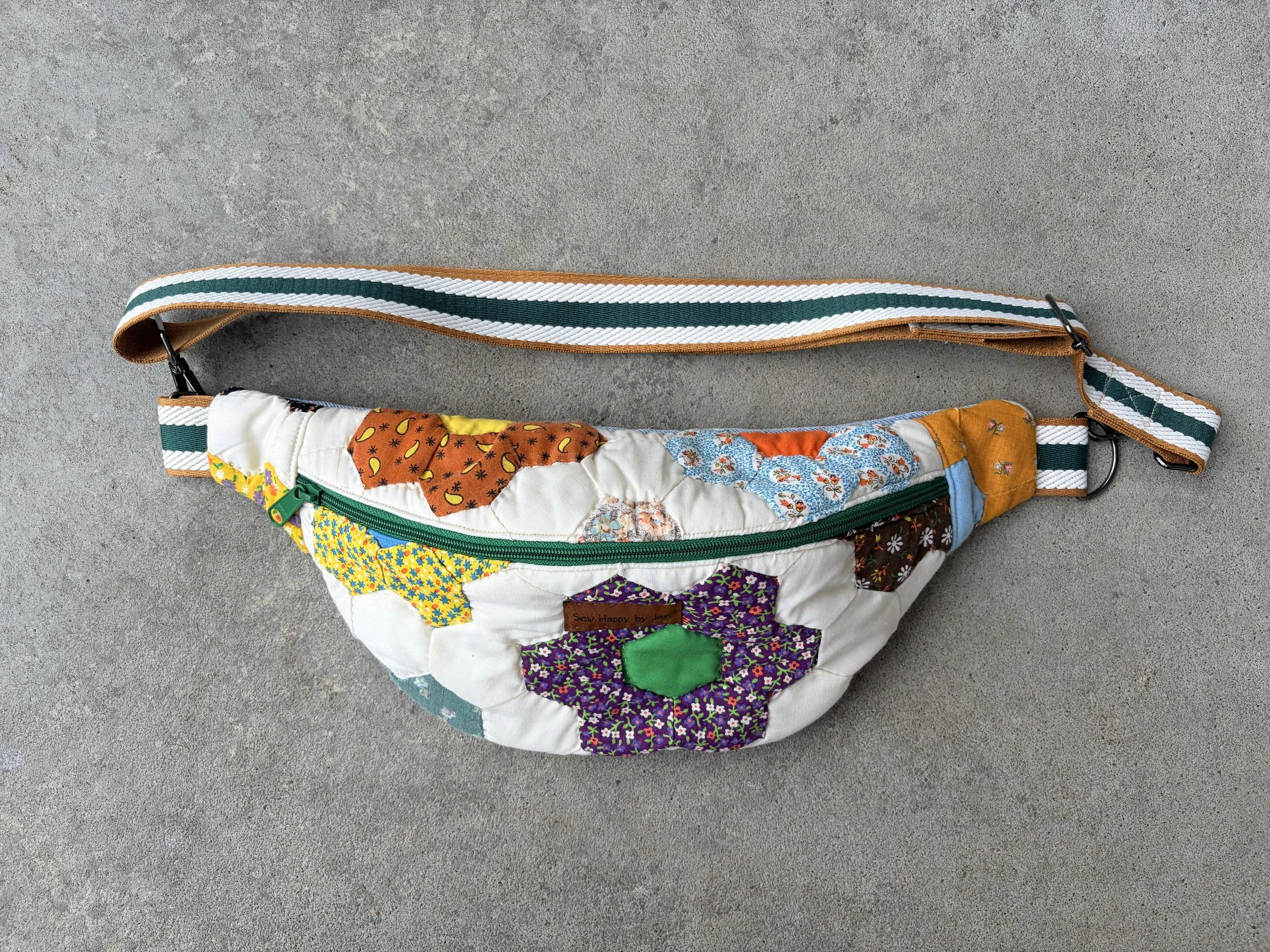 Grandmother's Flower Garden Crossbody No. 2
