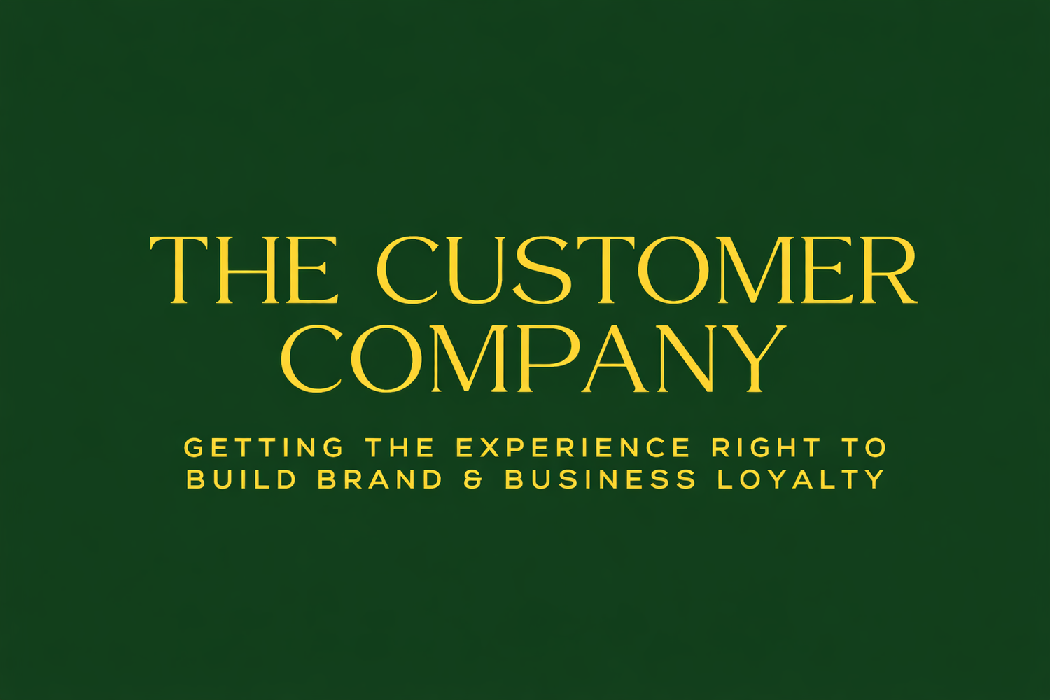 The Customer Company