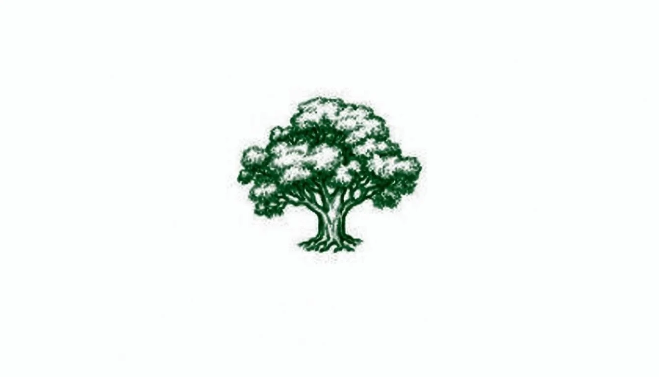 Evan Holbritter Construction green tree logo with white background. Boutique construction, construction management, and land planning and permitting.
