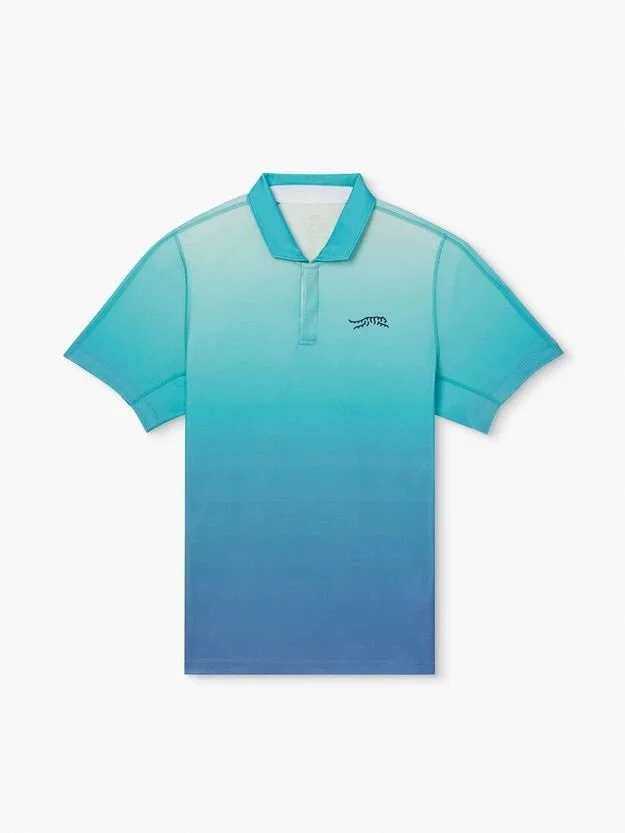 Sun Day Red Gradient Polo