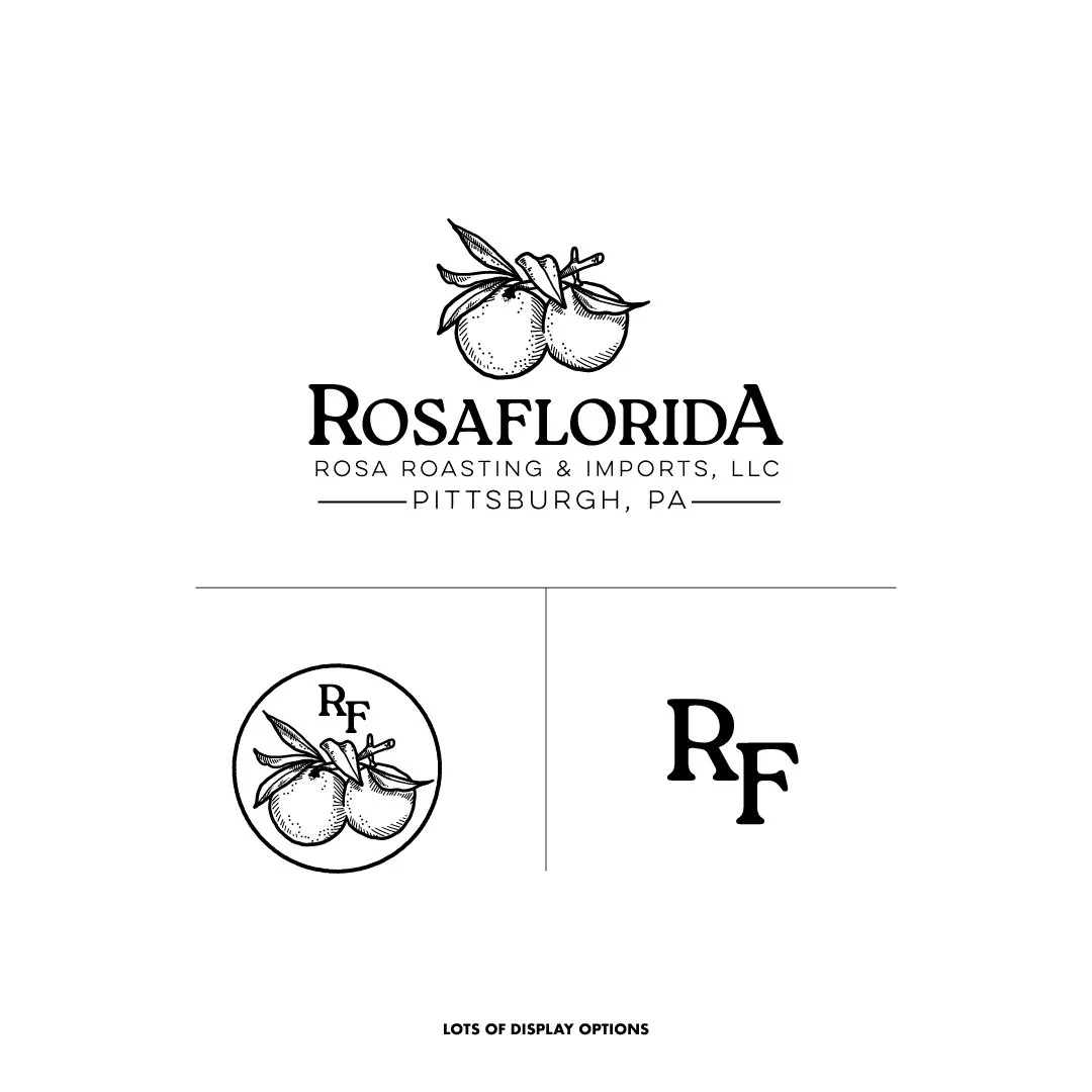 Rosa Florida Coffee Logo Family