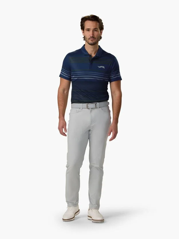 Sun Day Red - Stripe Polo, Navy