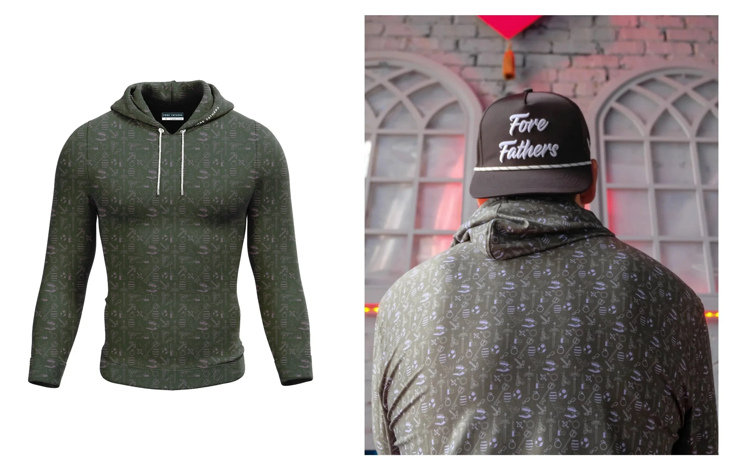 Fore Fathers, Power Up Performance Hoodie