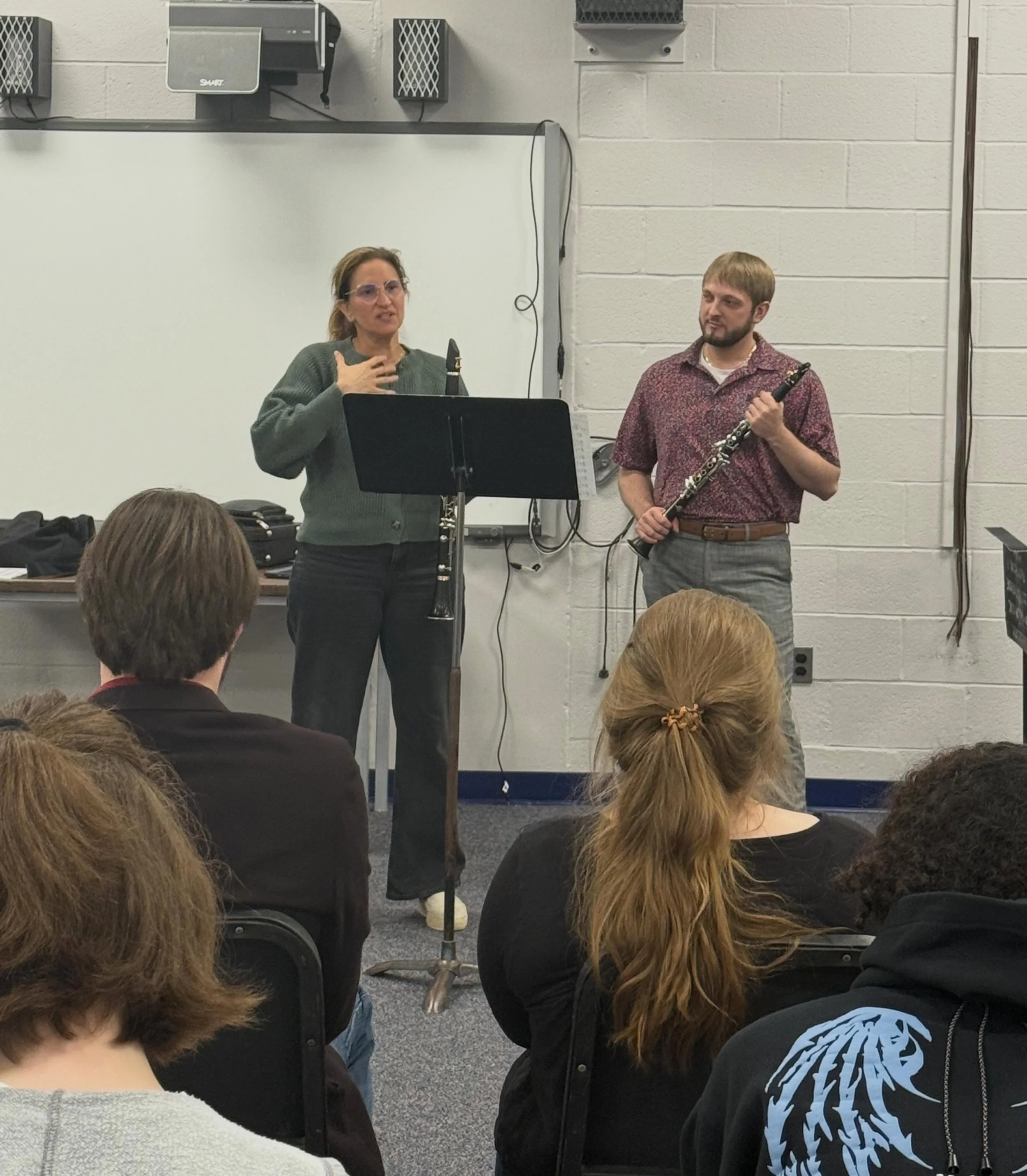 Master bass clarinetist Amy Zoloto shared her expertise this spring during a masterclass at The University of Akron!  TCO musicians&rsquo; dedication to nurturing the next generation of players is second to none, and we love seeing our musicians insp
