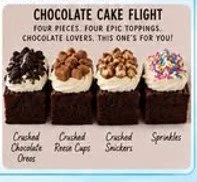 Chocolate Cake Flight