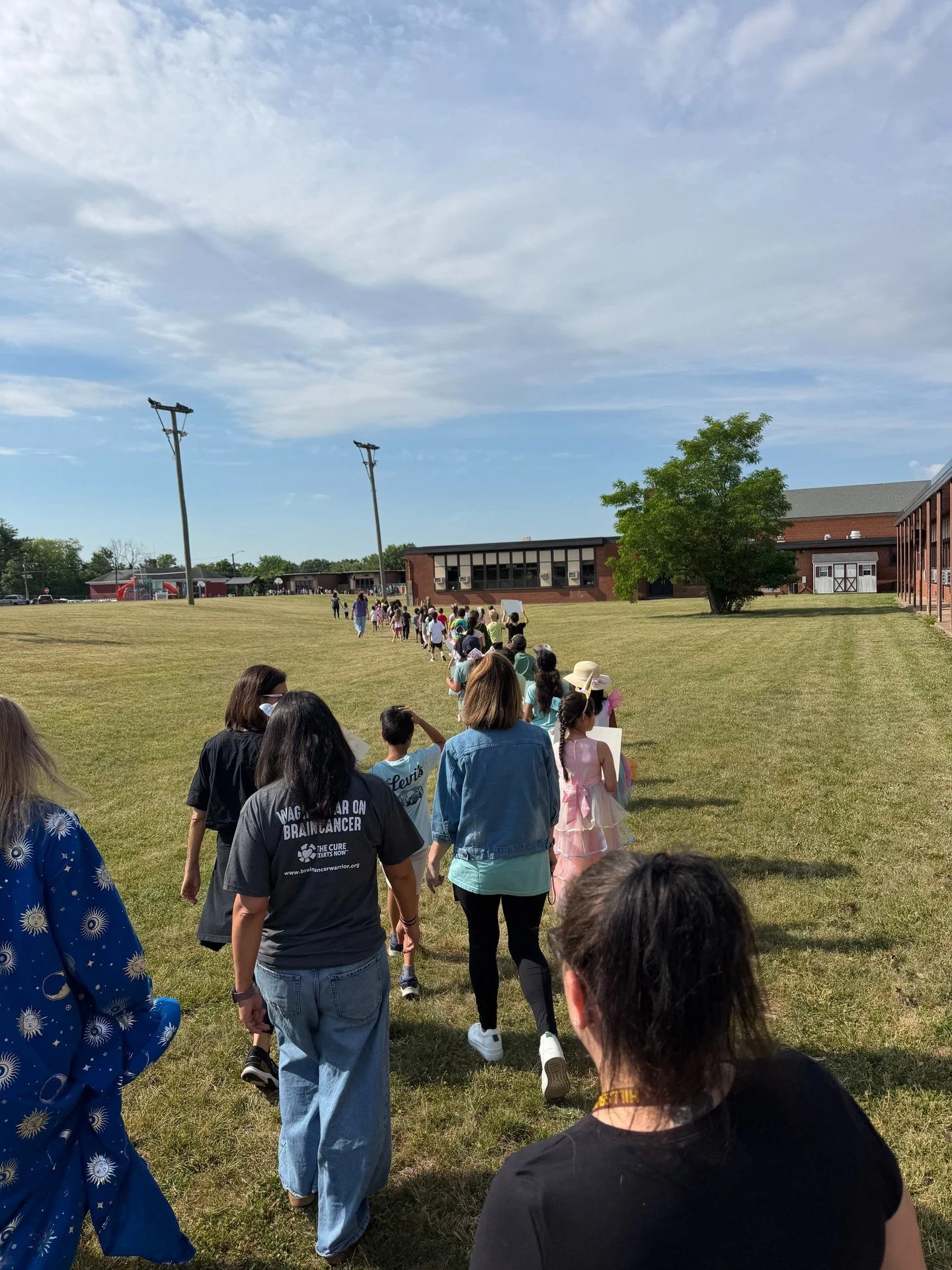 On June 17, Adeline would have celebrated her 8th birthday.

To honor her memory, her incredible teachers and classmates at HES came together to paint a beautiful mural and walk in her honor. Participants were invited to make donations, with proceeds
