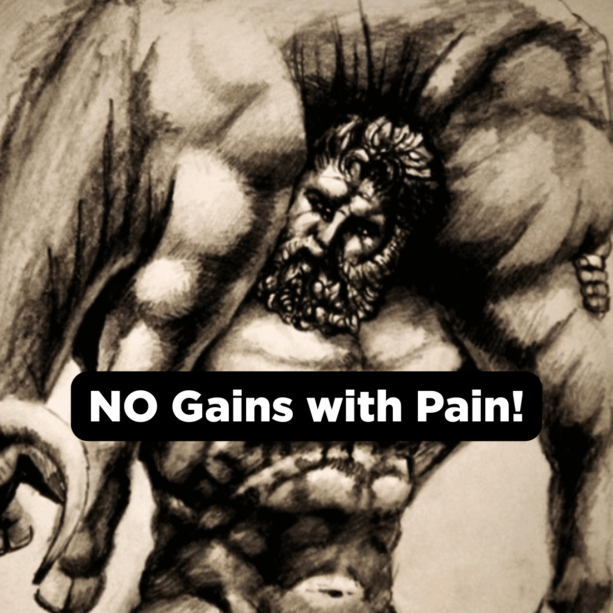 NO Gains with Pain