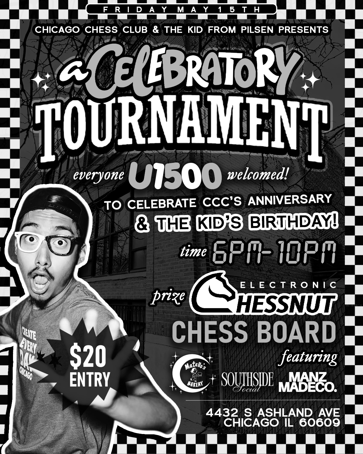 The Chicago Chess Club’s Anniversary/ Birthday Celebration!