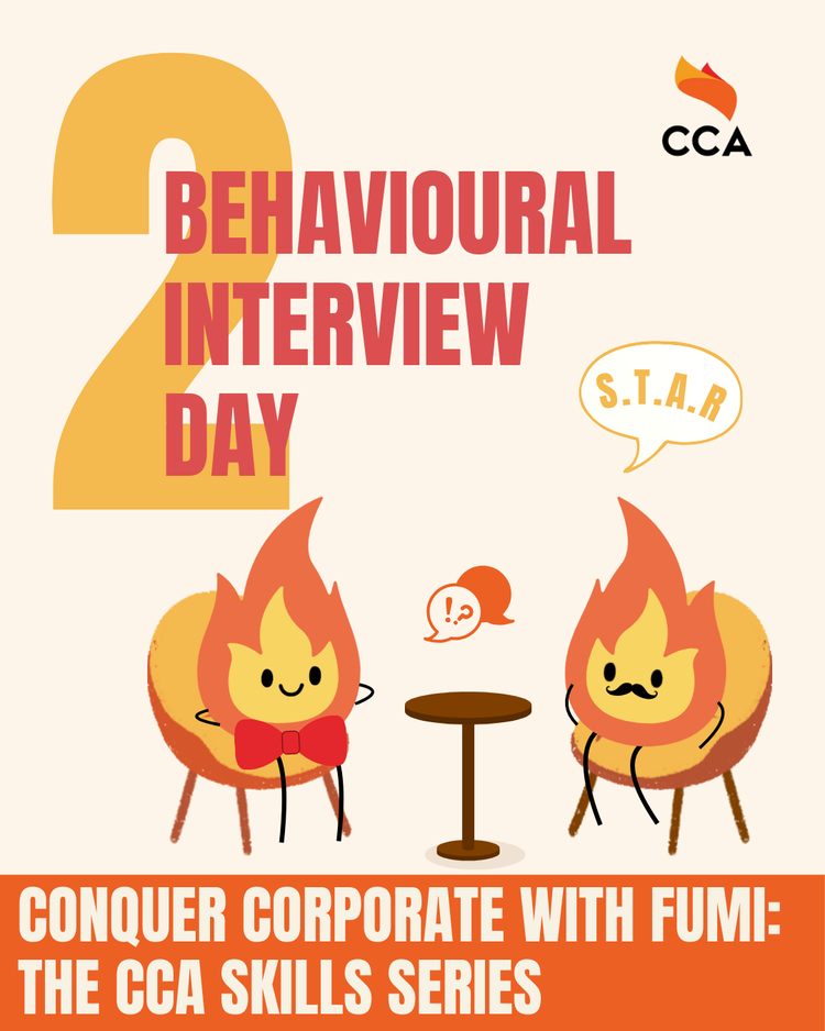 CCA Skills Series: Day 2 – Behavioural Interview Day