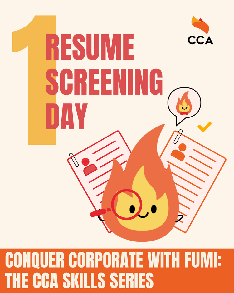 CCA Skills Series: Day 1 – Resume Screening Day