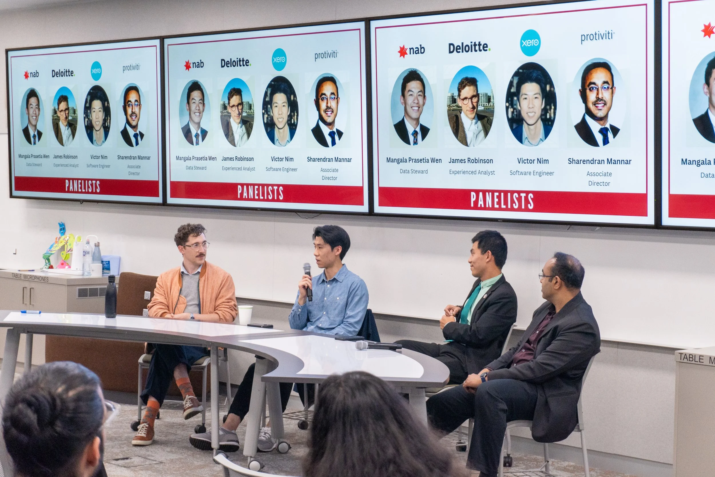 CCA x BAP 2024 Panel Night: group of panelist speaking