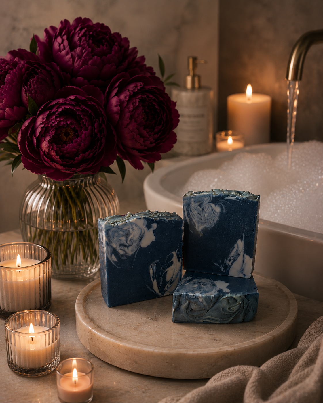 Moonlit Peony Luxe Bar
