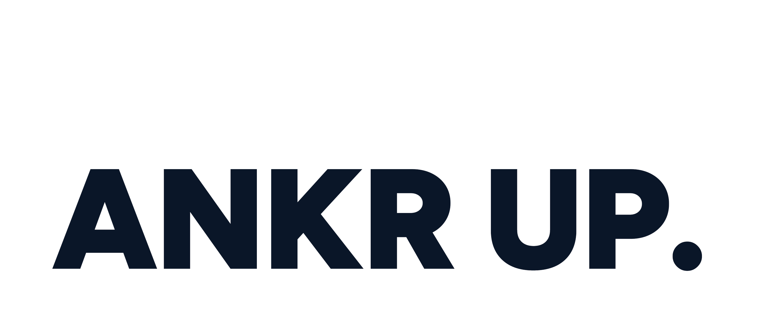 Bold text reads 'HURT?' in white, and beneath it 'ANKR UP' in dark blue on a black background.