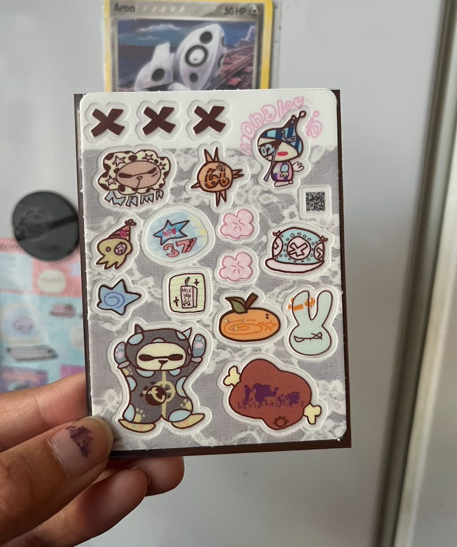 Love Letter! Opaque Clear Sticker Sheets