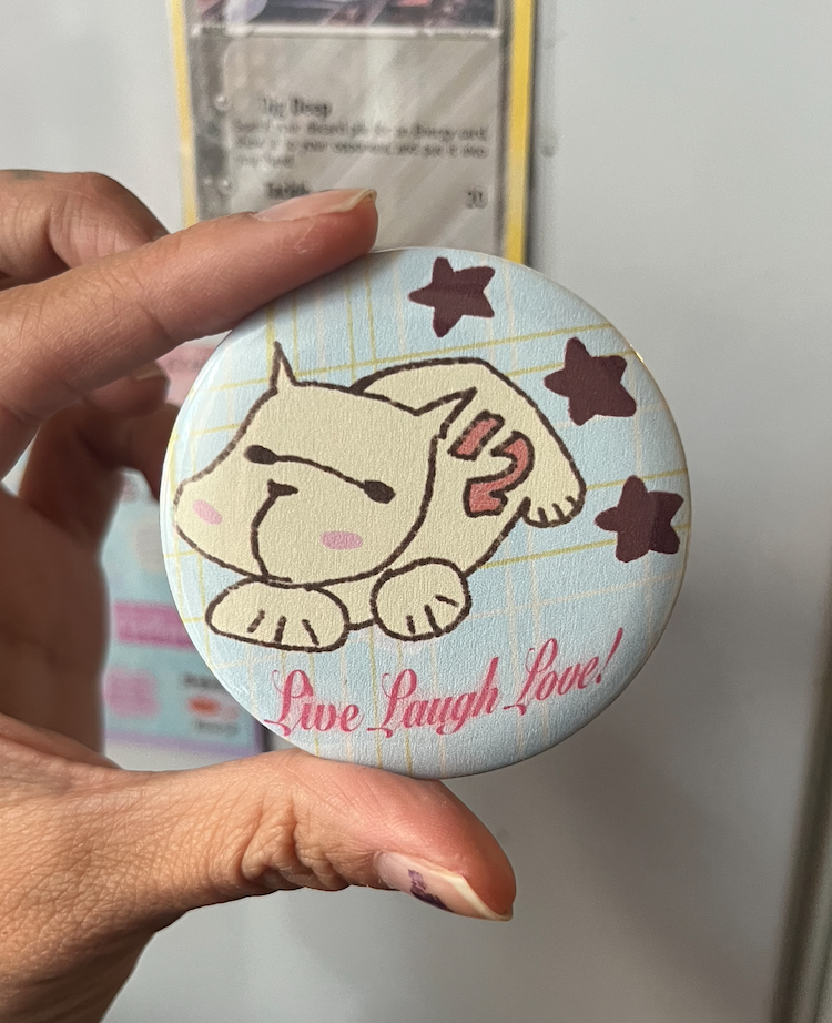 Live Laugh Love! Button Pin (LRG)