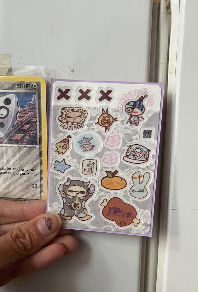 Love Letter! Fully Transparent Sticker Sheet