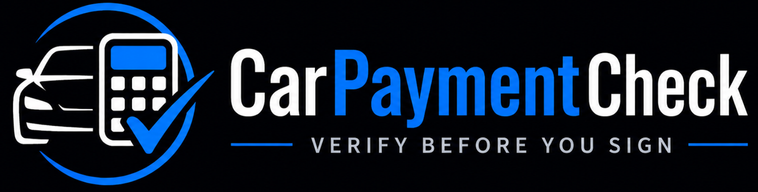 Car Payment Check | Car Payment Calculator | Verify Your Car Payment