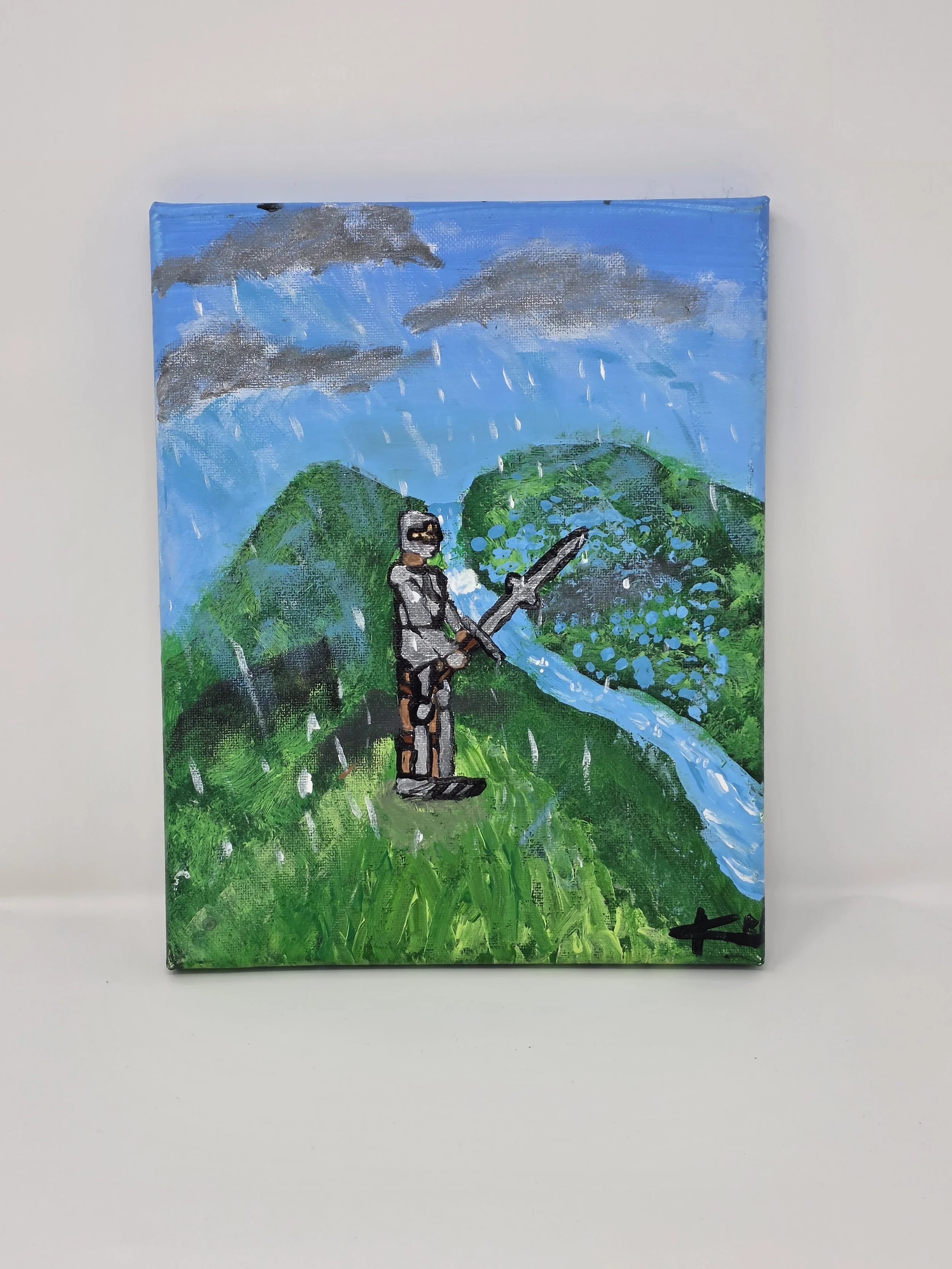 Stormy Journey 8" x 10" (Acrylic on Canvas)