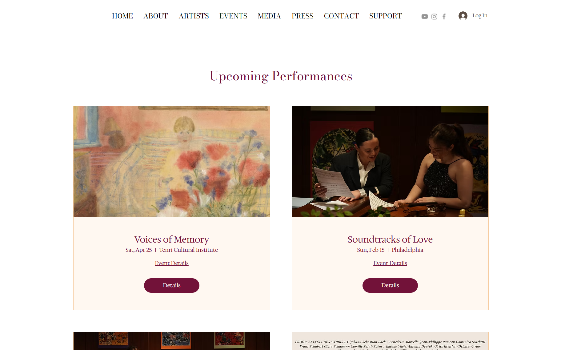Immersive classical concert platform website with cinematic visual design.png
