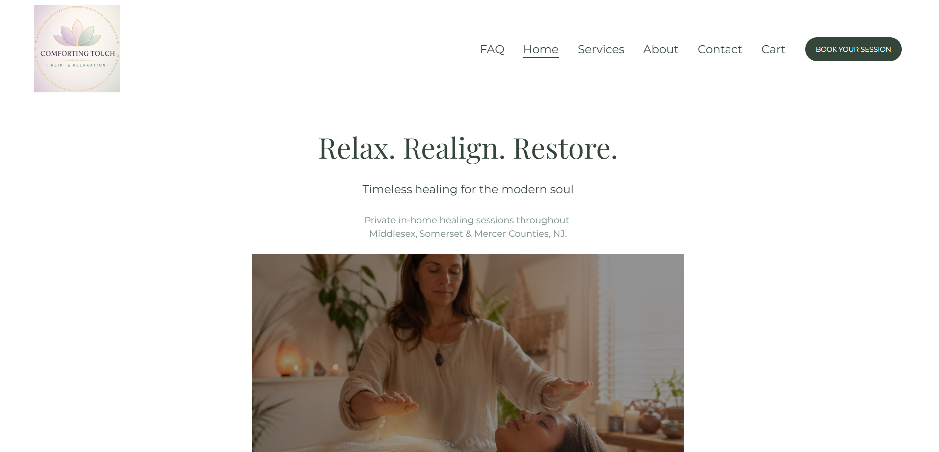 Mobile-friendly website with booking system for wellness practitioner.png