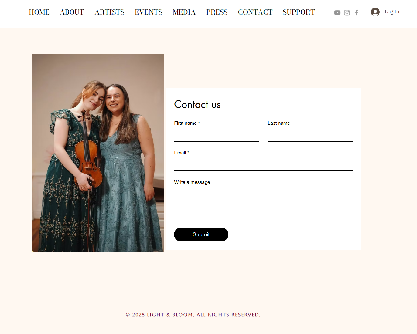 Responsive concert platform website showcasing immersive musical experiences.png