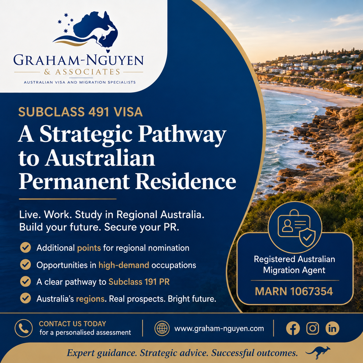 Australian Skilled Work Regional (Provisional) Visa (Subclass 491): A Strategic Pathway to Australian Permanent Residence