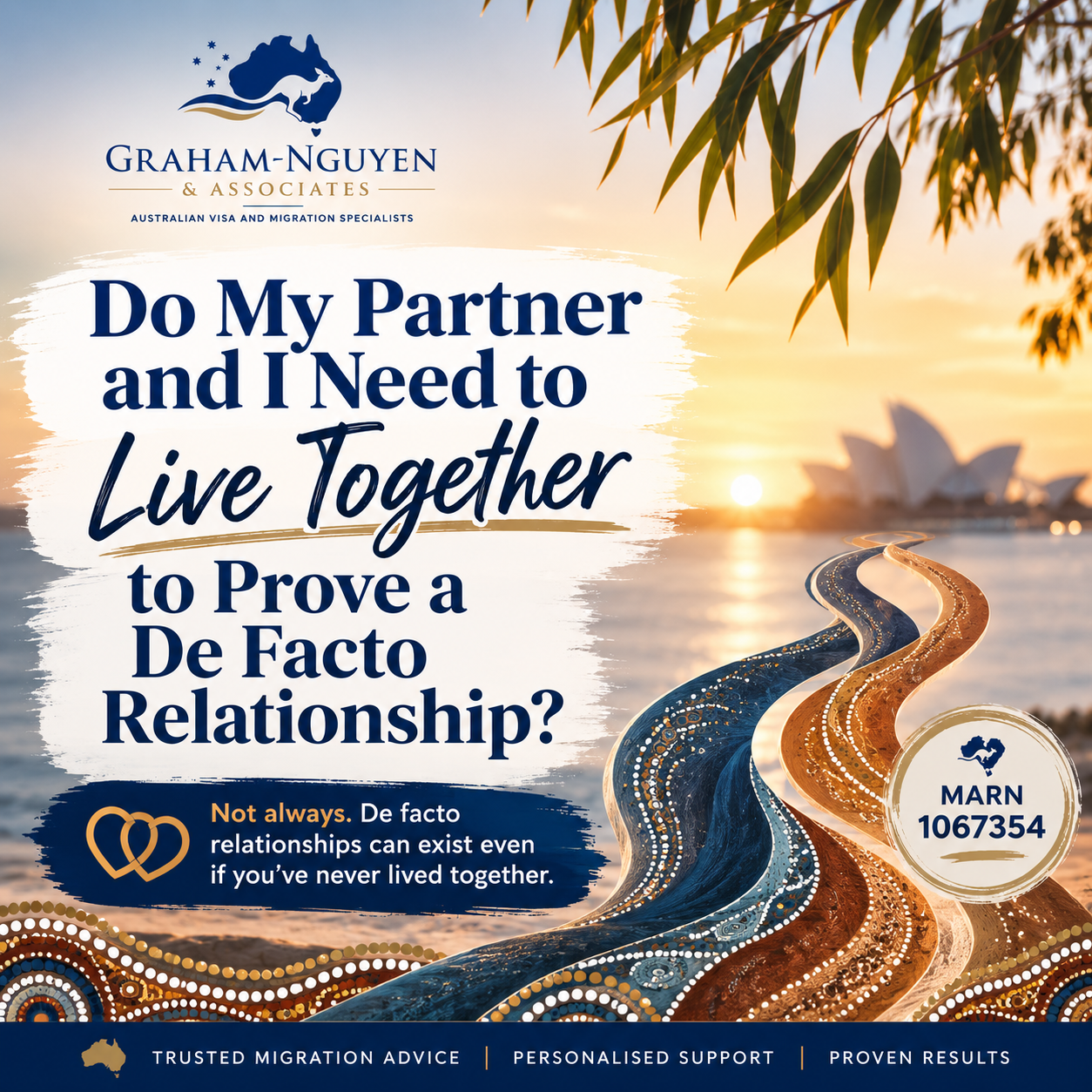 Do My Partner and I Need to Live Together to Prove a De Facto Relationship?