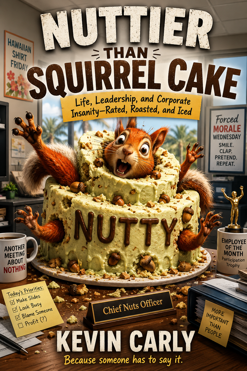 Nuttier Than Squirrel Cake book cover by Kevin A. Carly