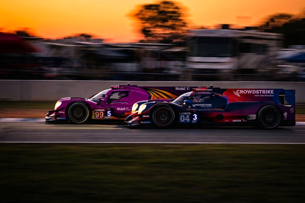 Streaks of light and motion